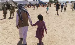 US gives first public look inside base housing Afghans